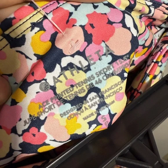 Athleta Floral Mini Skirt with Built-in Shorts - Picture 5 of 5